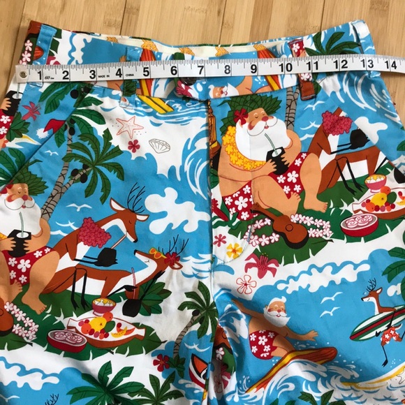 Loudmouth Golf Surfing Santa Golf Pants 26xUF - Picture 6 of 11